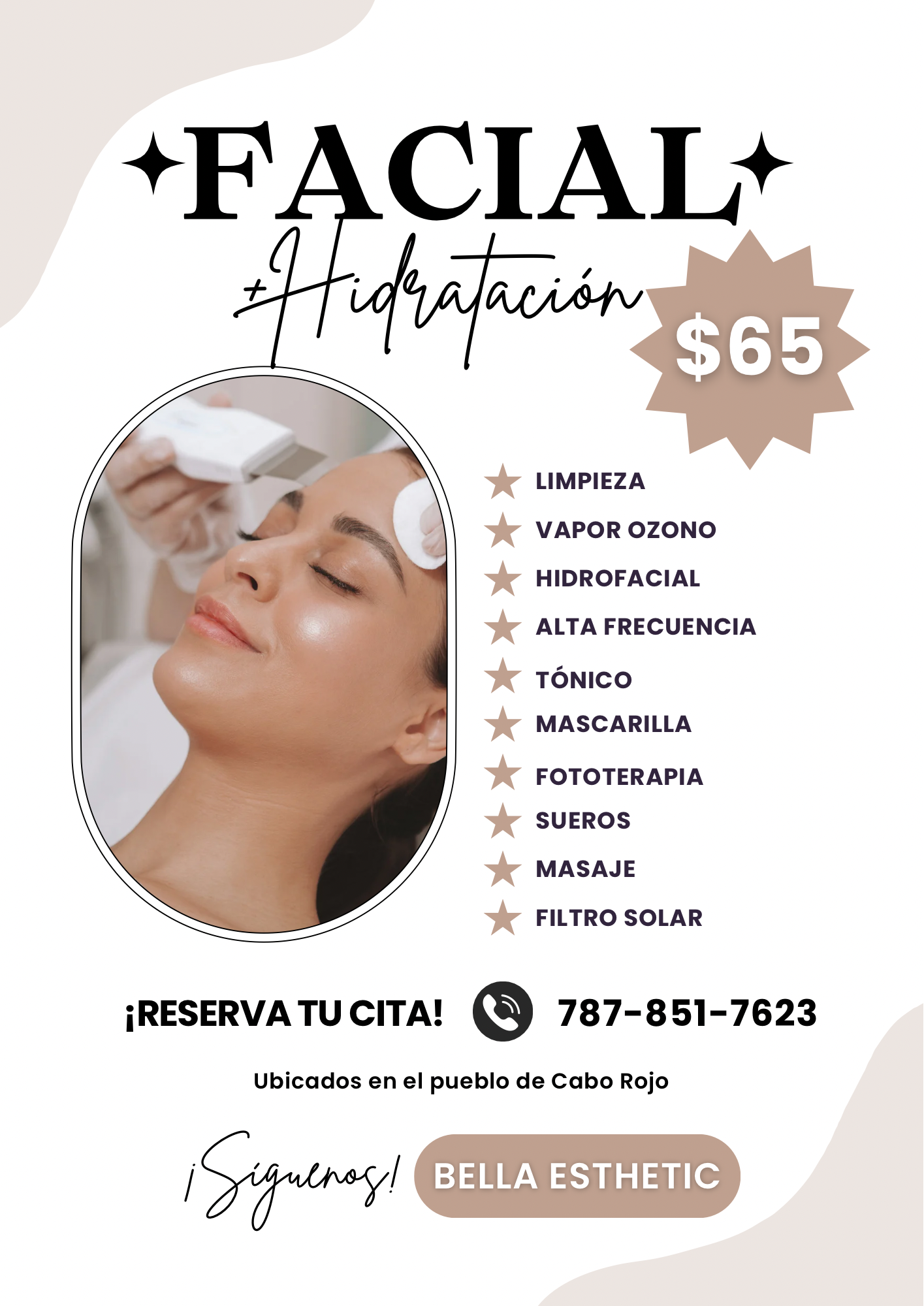 Facial + hidratación