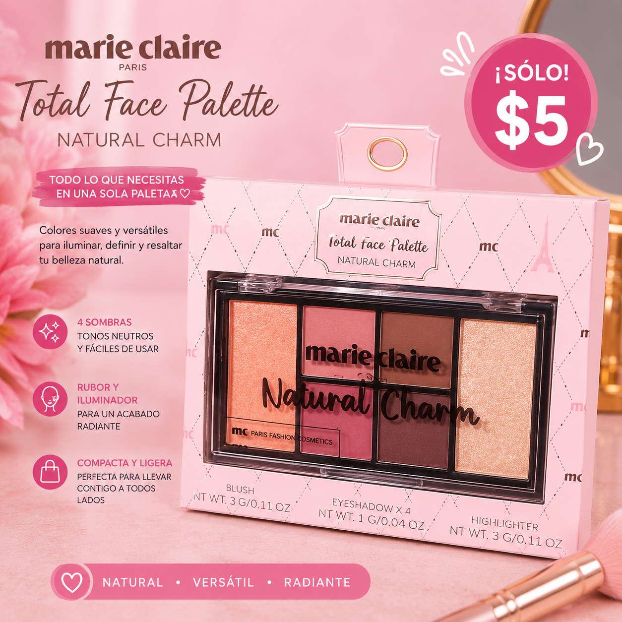 Total Face Palette- Marie Claire
