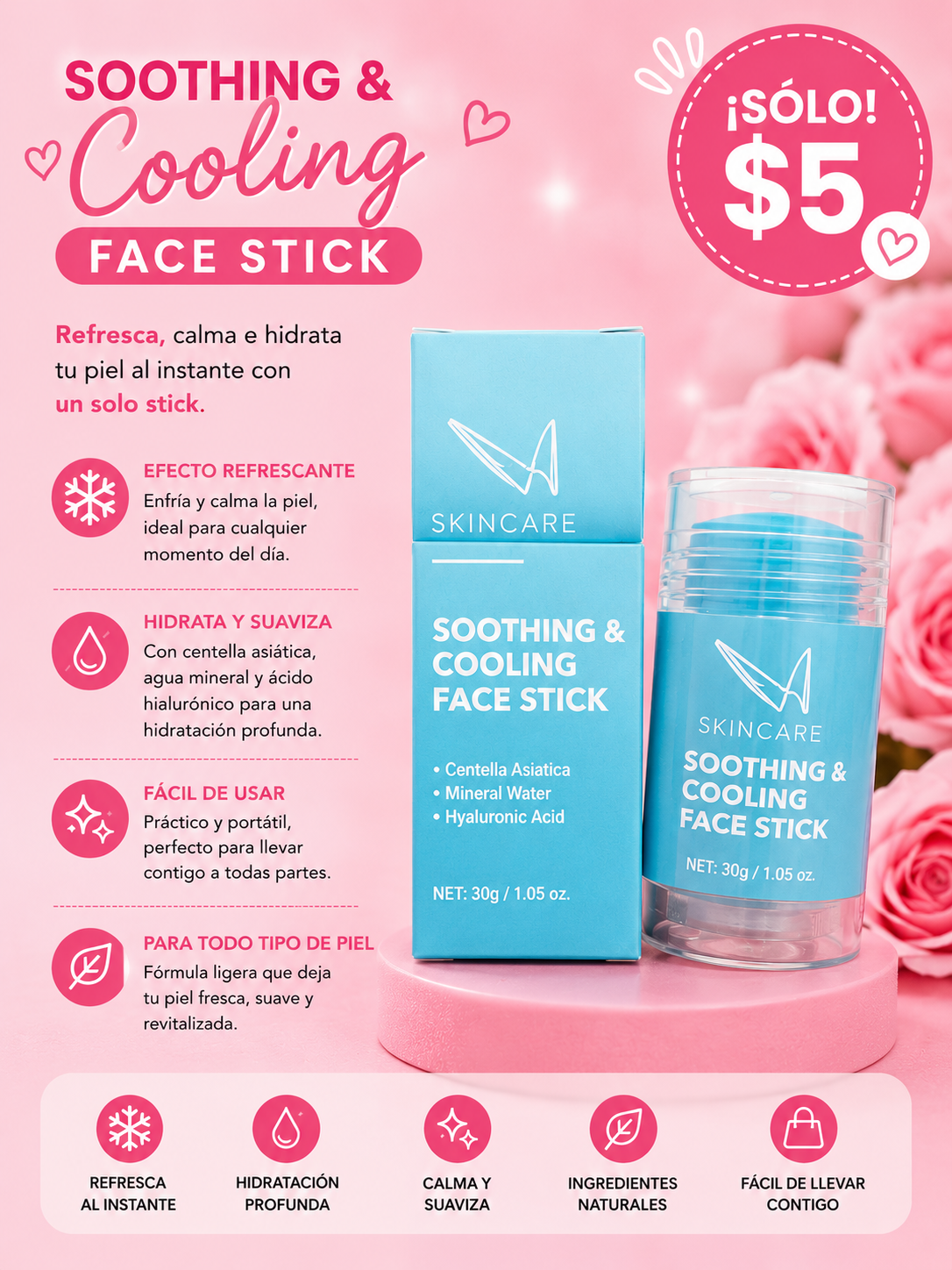 Soothing & Cooling- face stick