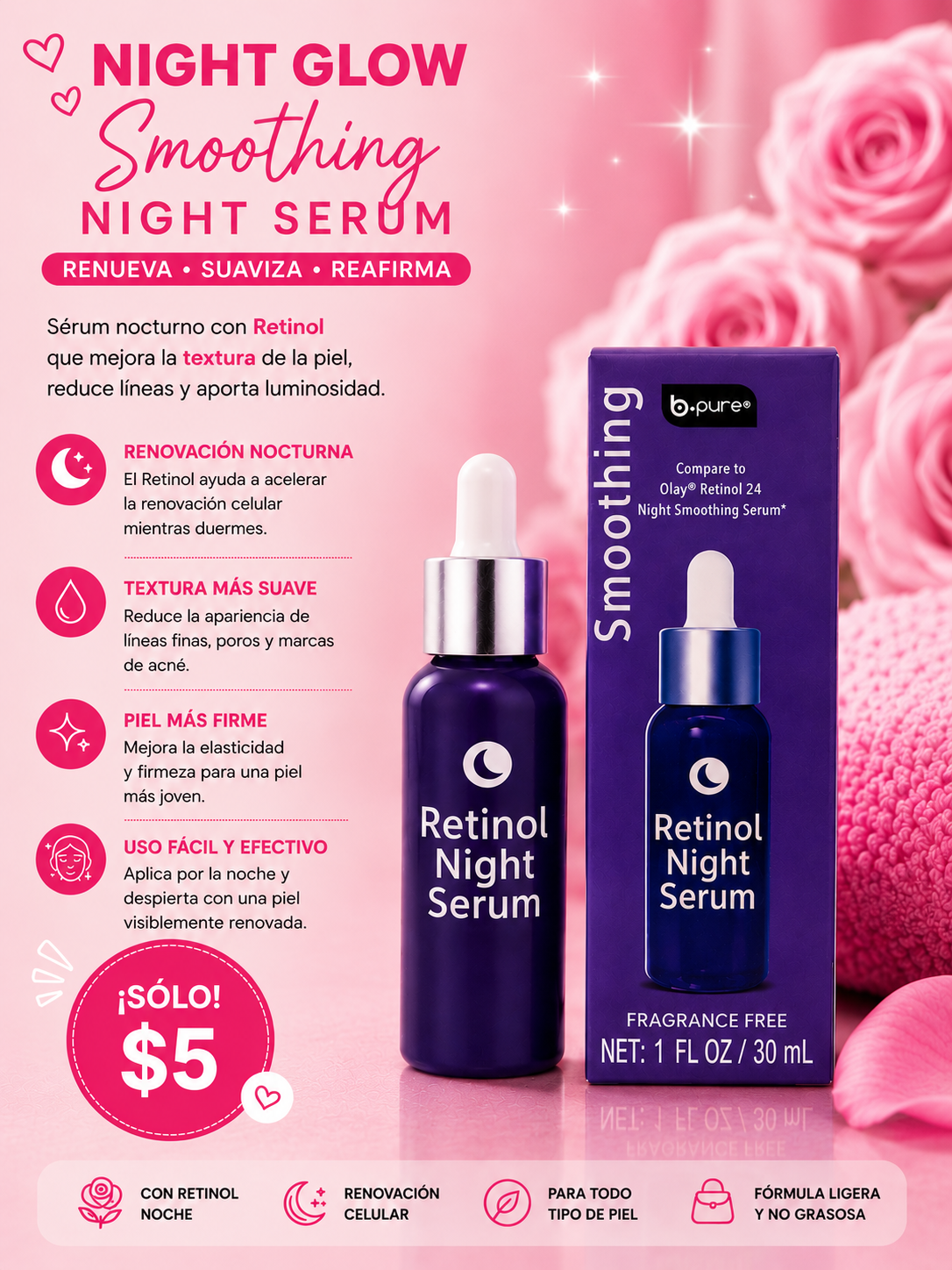 BPure Retinol Night Serum