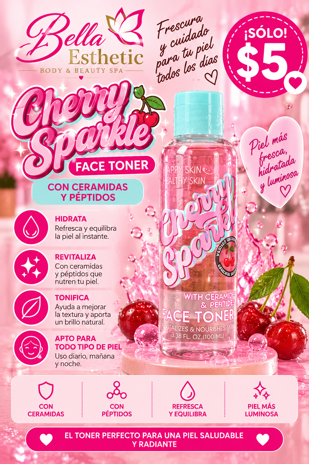 Cherry Sparkle / Face Toner