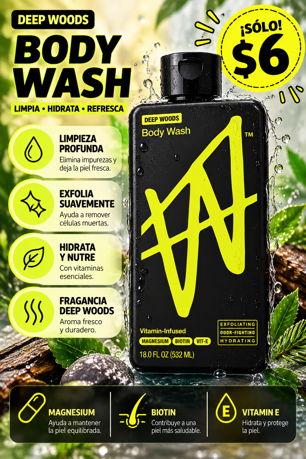 Deep Woods Body Wash