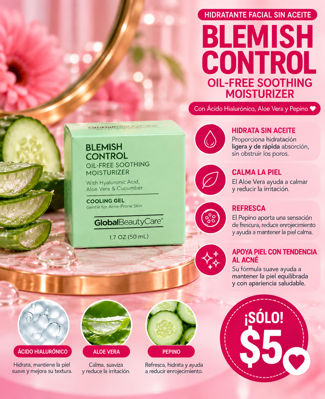 Blemish control Oil- free soothing moisturizer
