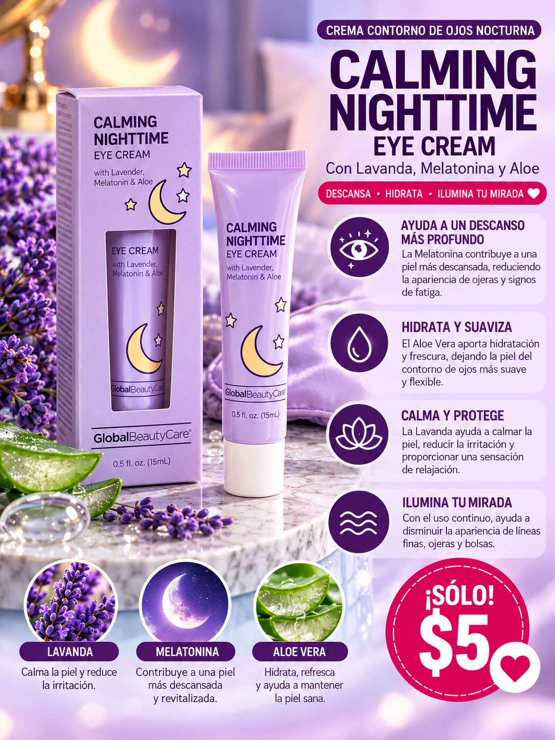 Calming Nighttime Eye Cream