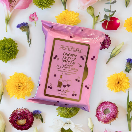 Calming cleansing Wipes- Cherry merlot dreams