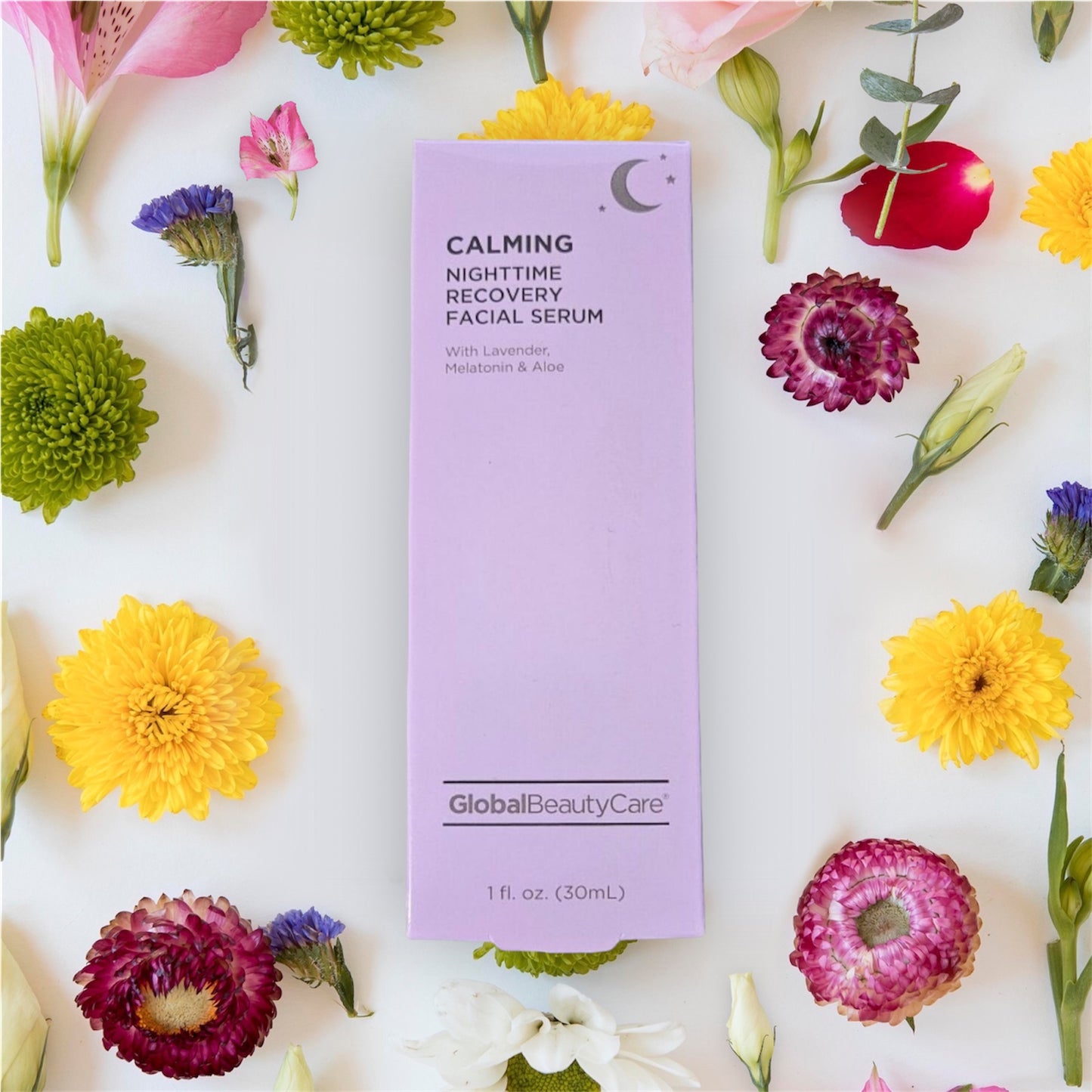 Calming Nighttime recovery facial serum