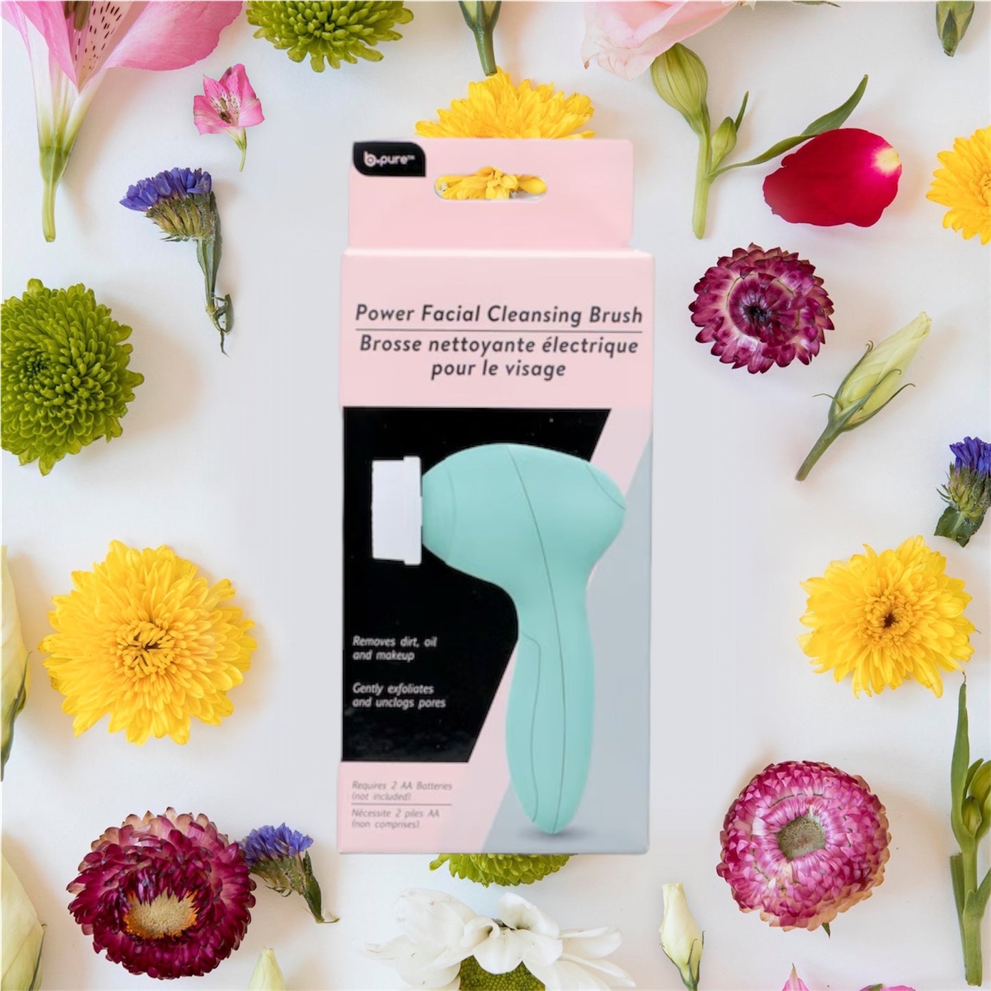 Cepillo limpiador facial eléctrico