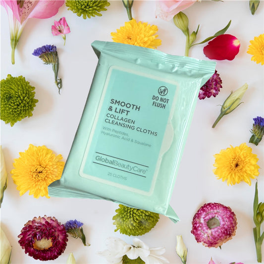 Smooth &lift collagen cleansing cloths