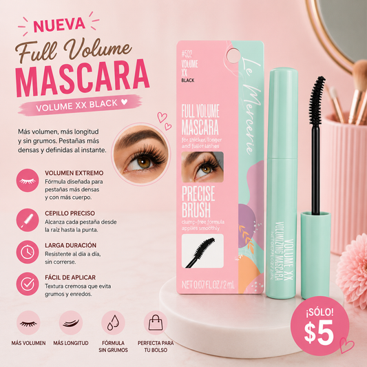 Full Volume Mascara- le mercerice