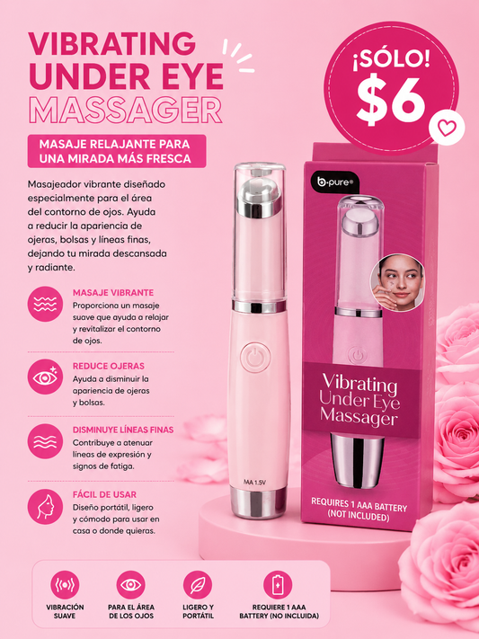 Vibrating under eye massager -b.pure