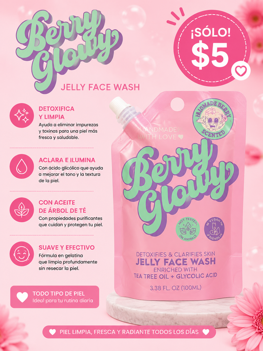 Jelly face wash (tea tee oil + glycolic acid)