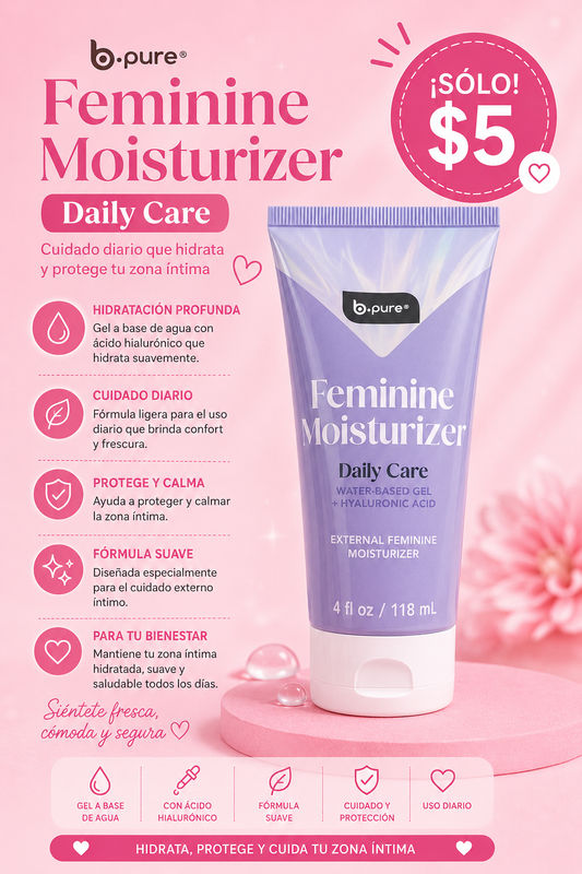 Femine moisturizer- B pure (Daily care water based gel + hyaluronic acid)