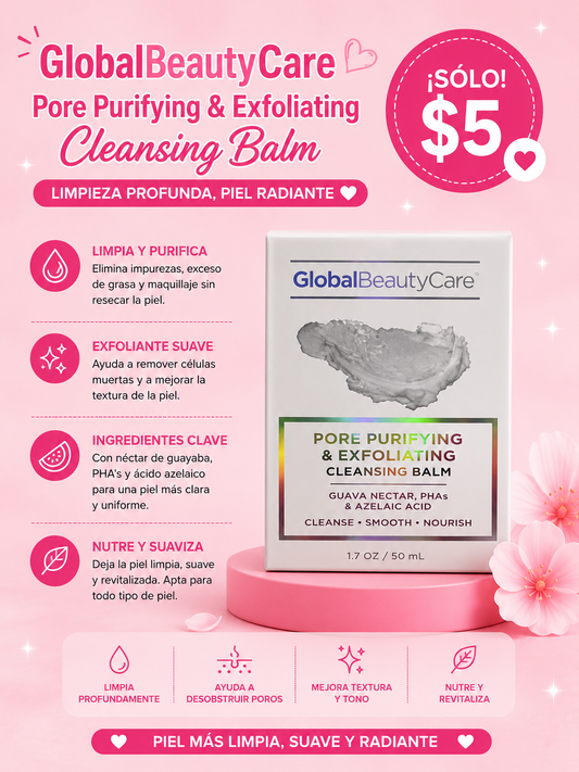 Pore purifying & exfoliating cleansing balm