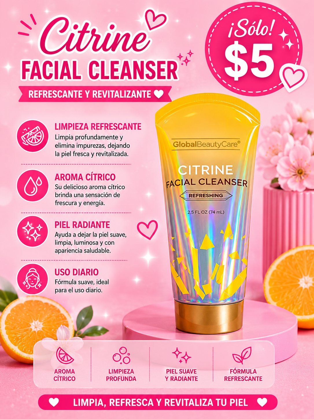 Citrine facial cleanser (refreshing)