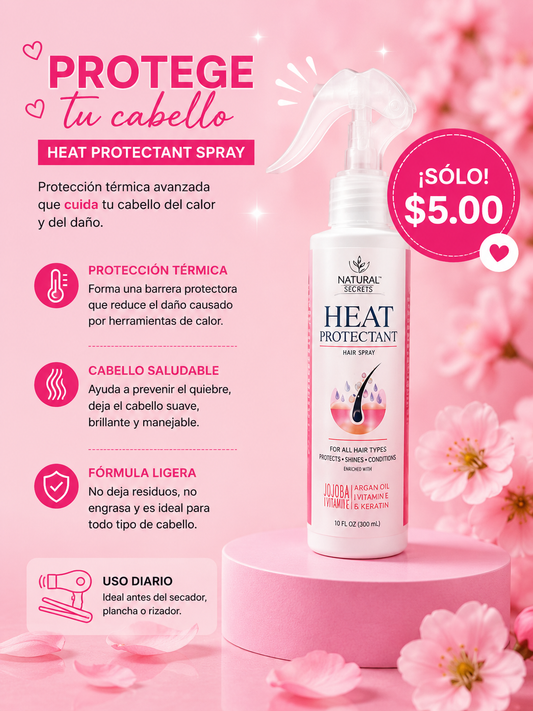 Heat protectant hair mist- Natural Sense