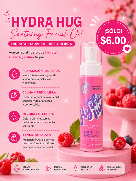 Hydra hug- soothing facial oil