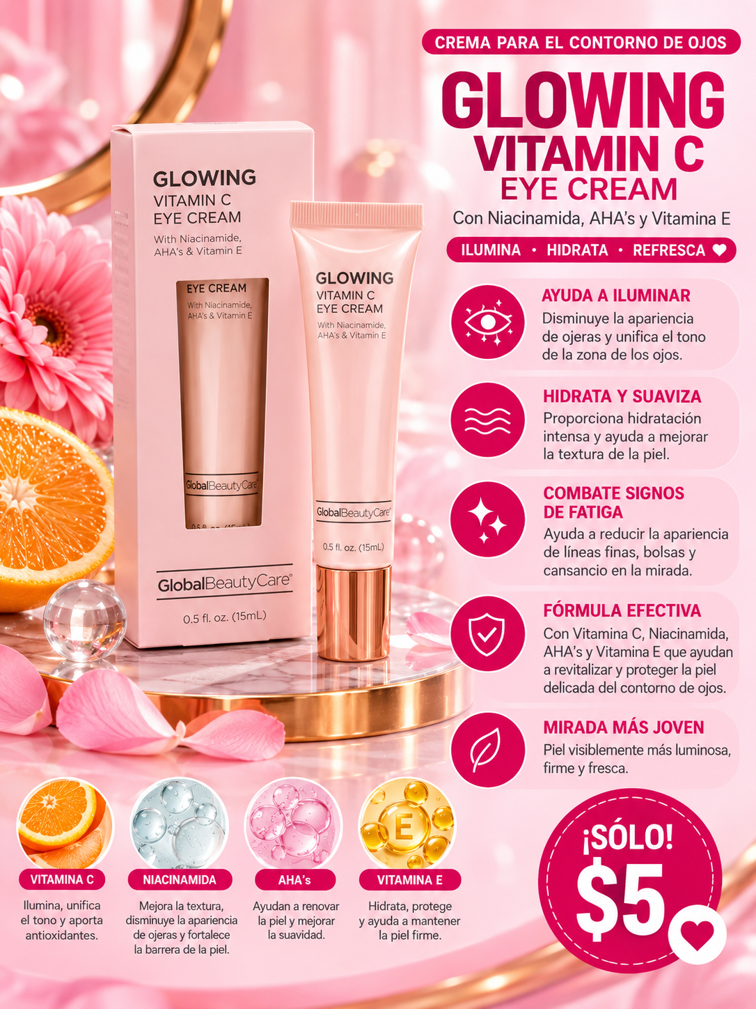 Glowing Vitamin C Eye Cream
