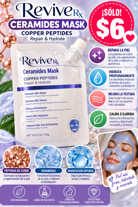 Ceramides Mask copper peptides- Revive Rx