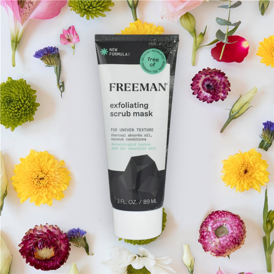 Freeman Exfoliating Charcoal & Coconut Facial Scrub Mask - 3 fl oz